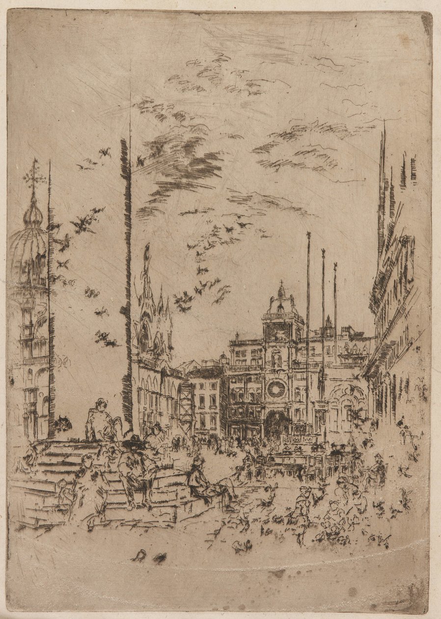 Piazzetta, 1879-1880. od James Abbott McNeill Whistler