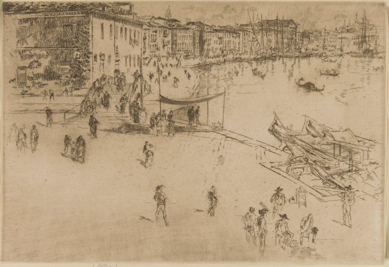 Riva, č. 2, 1879-1880. od James Abbott McNeill Whistler