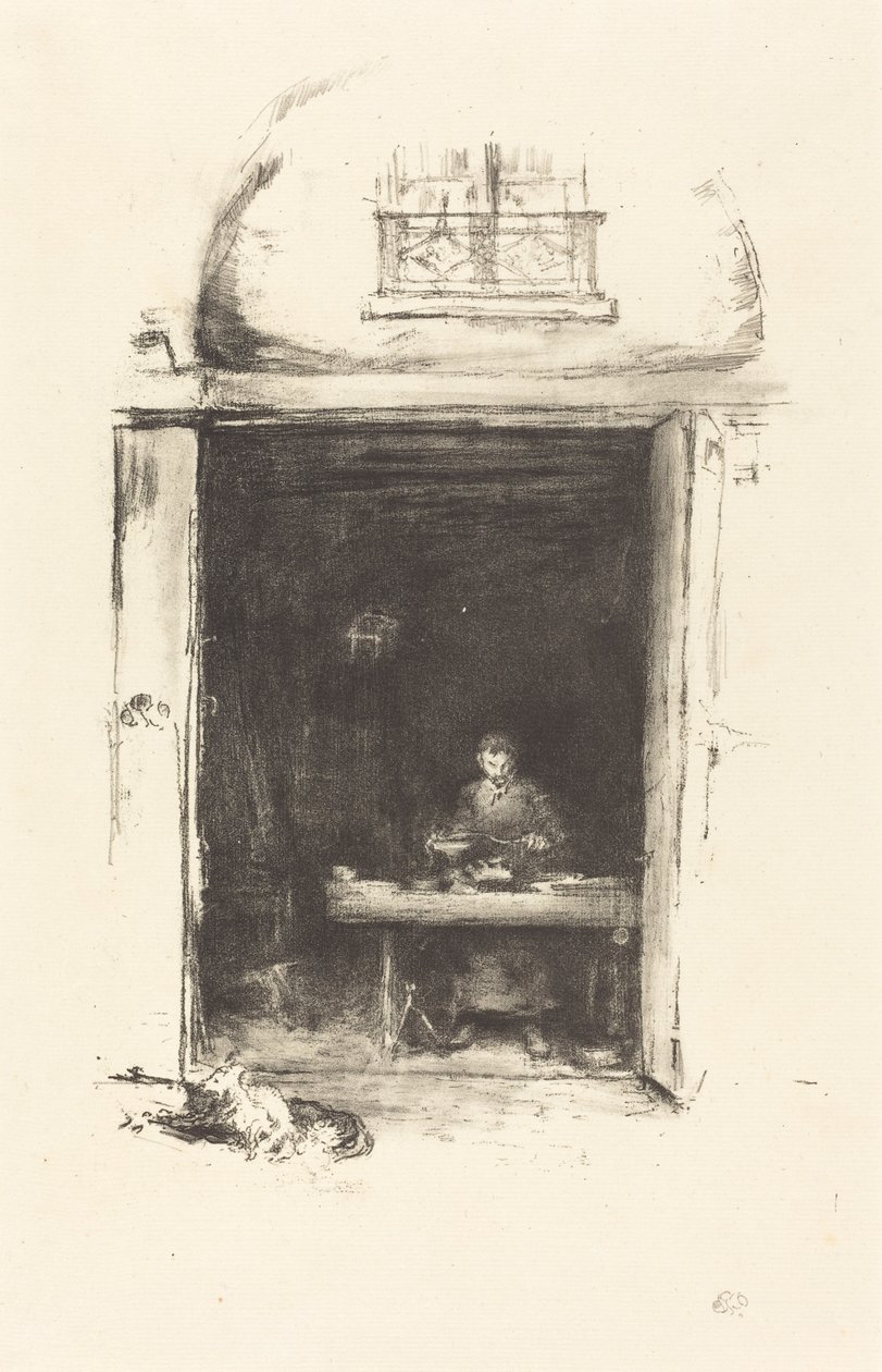 Smith, Passage du Dragon, 1894. od James Abbott McNeill Whistler