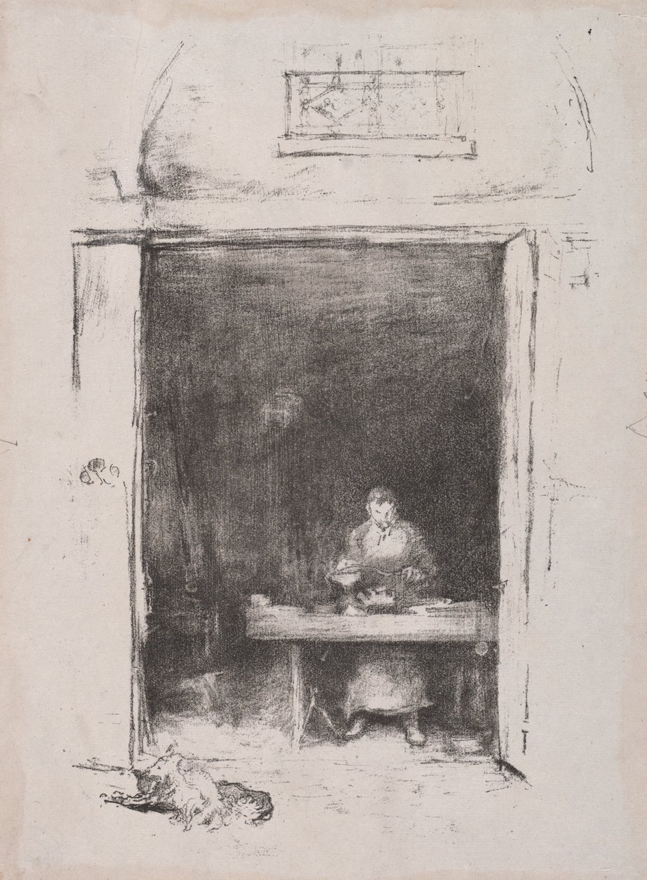 The Smith: Passage du Dragon, 1894. od James Abbott McNeill Whistler