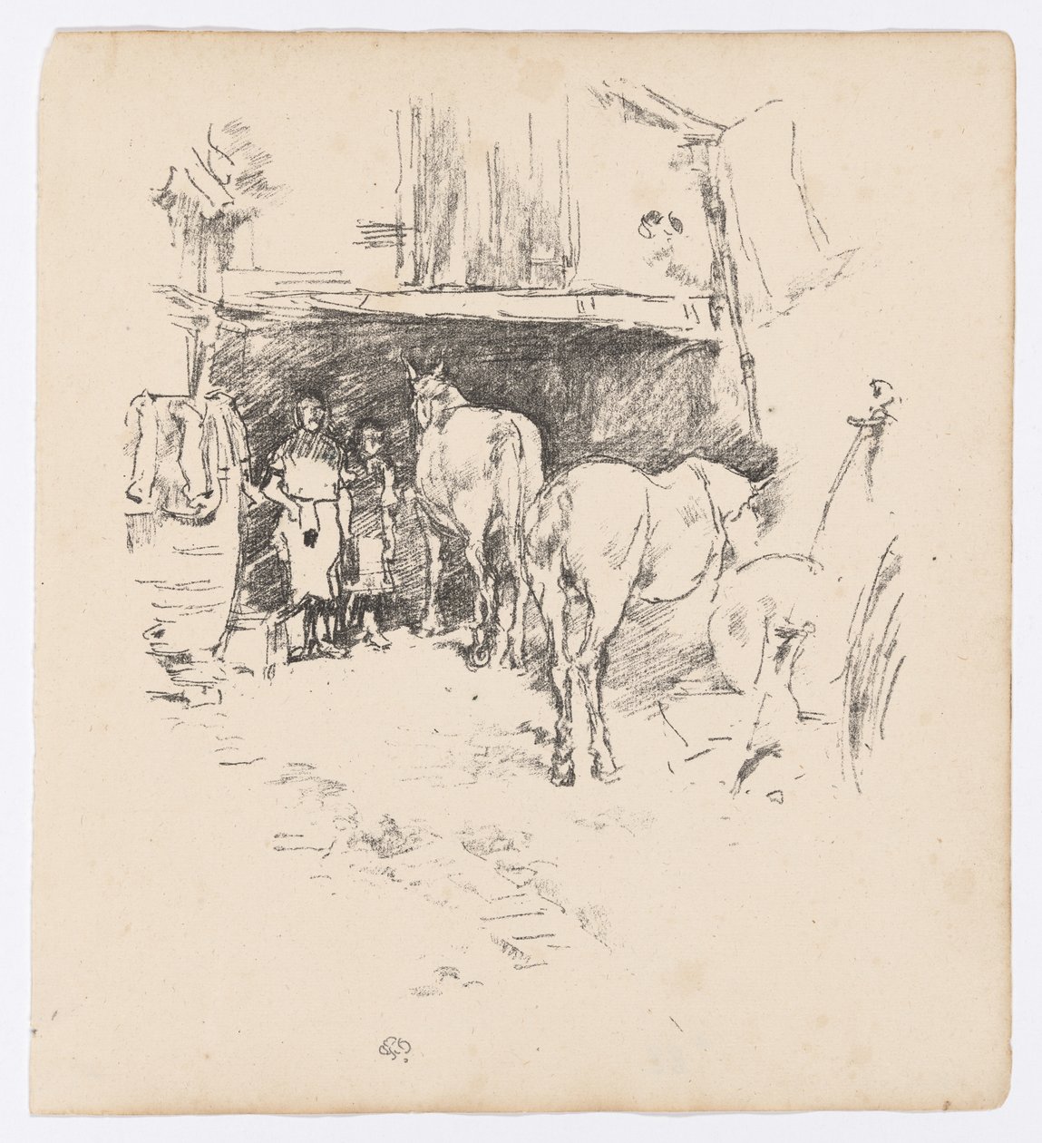 Smithův dvůr od James Abbott McNeill Whistler