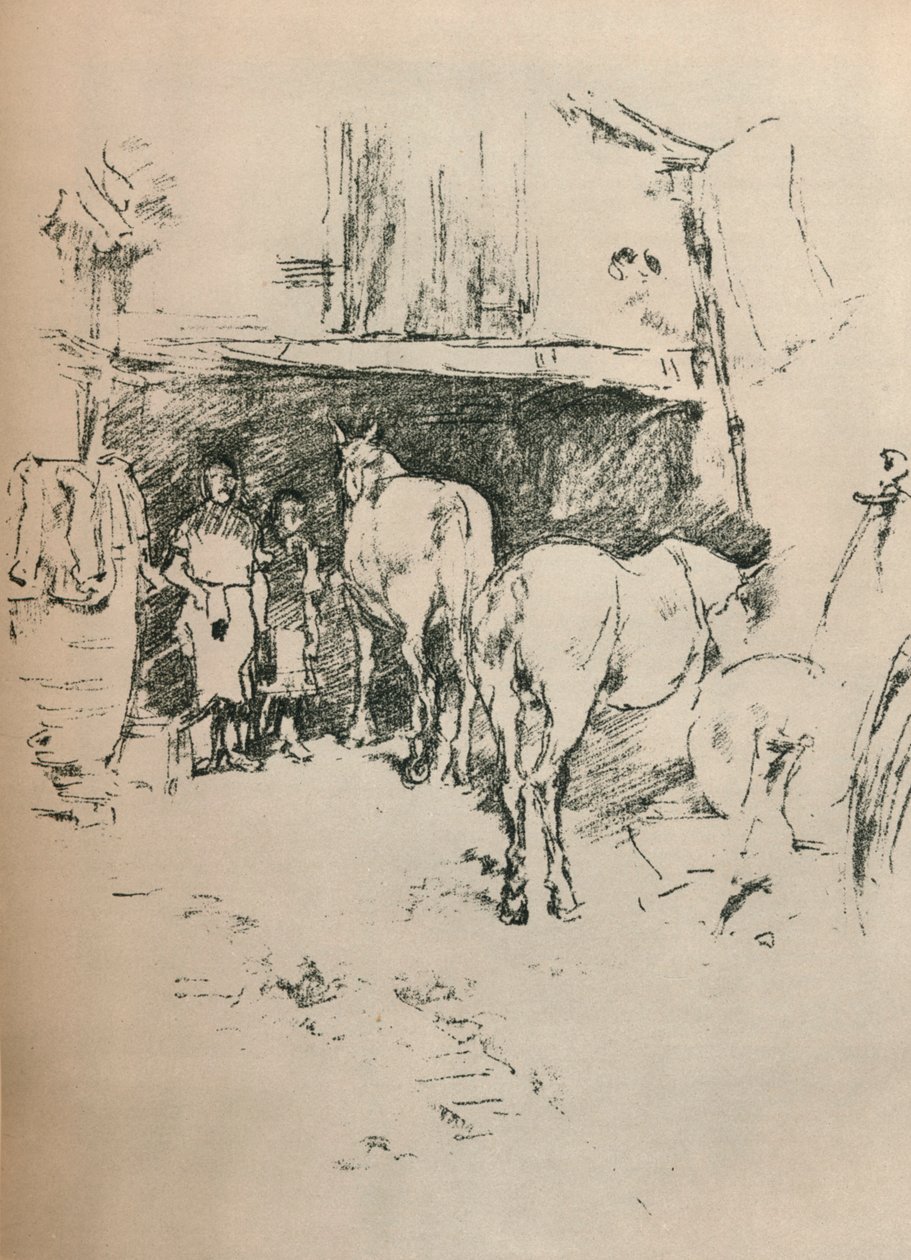 The Smiths Yard, 1895 od James Abbott McNeill Whistler