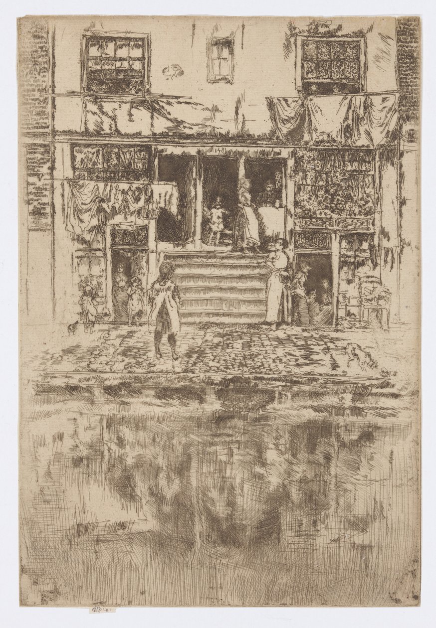 The Steps, Amsterdam od James Abbott McNeill Whistler