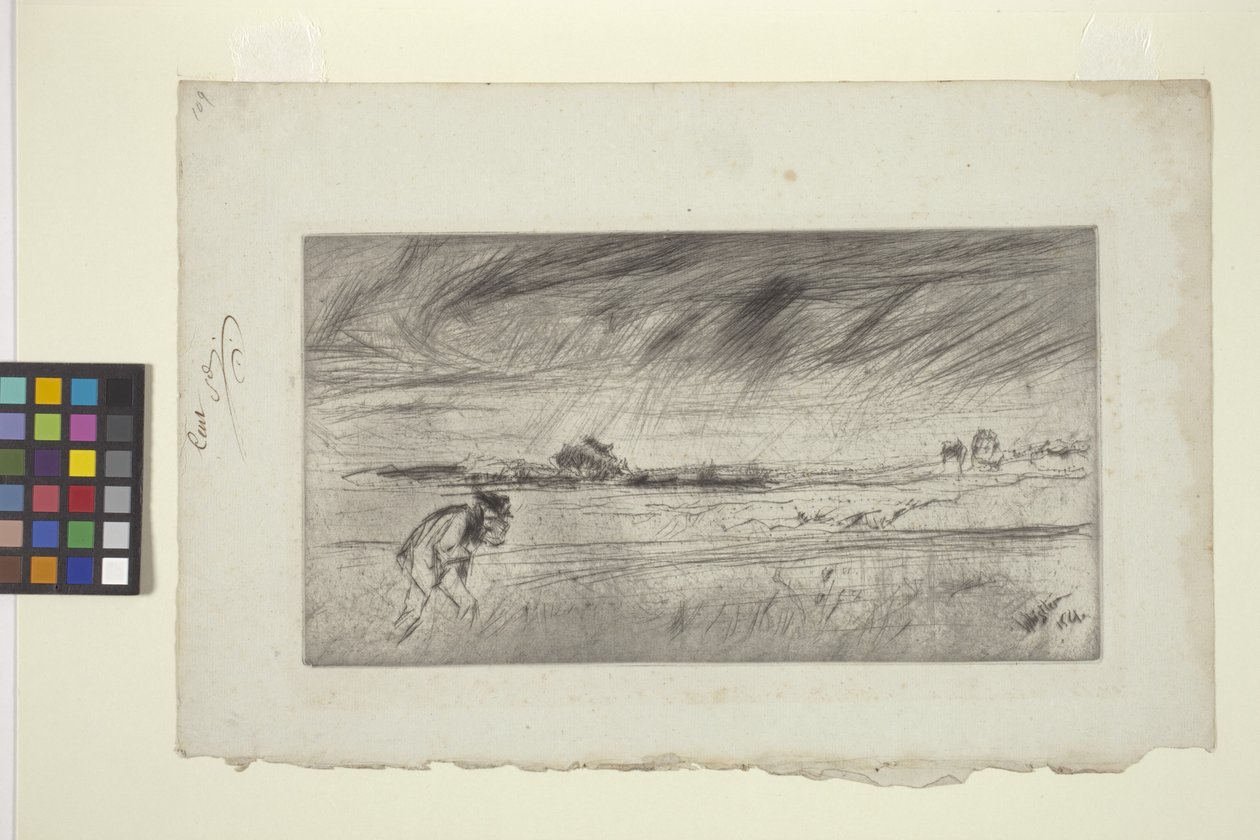 Bouře (suchá jehla) od James Abbott McNeill Whistler