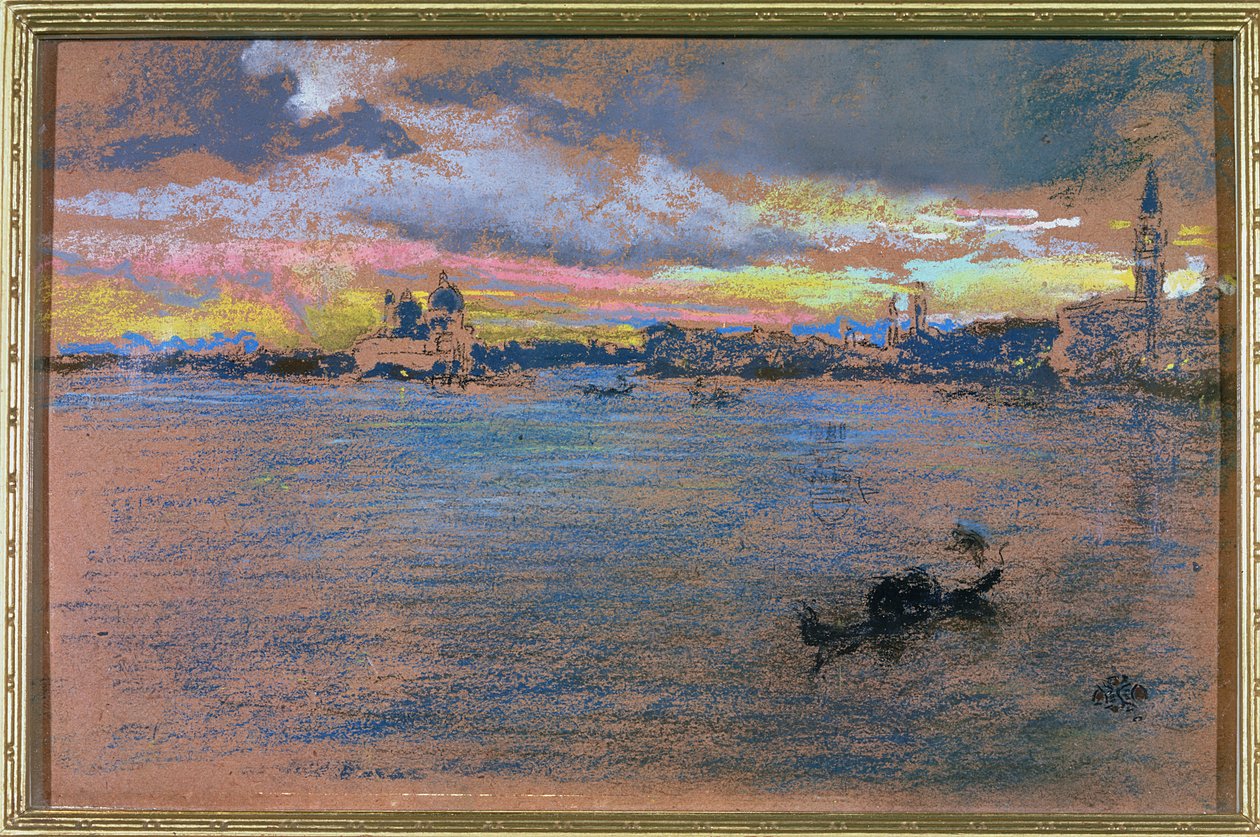 Bouře - Západ slunce, 1880 od James Abbott McNeill Whistler