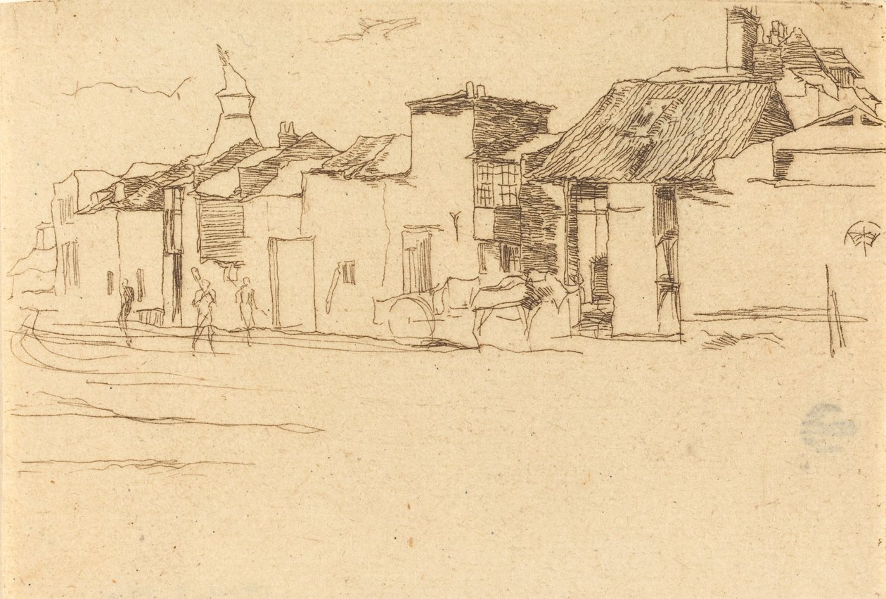 The Swan, Chelsea, 1872. od James Abbott McNeill Whistler