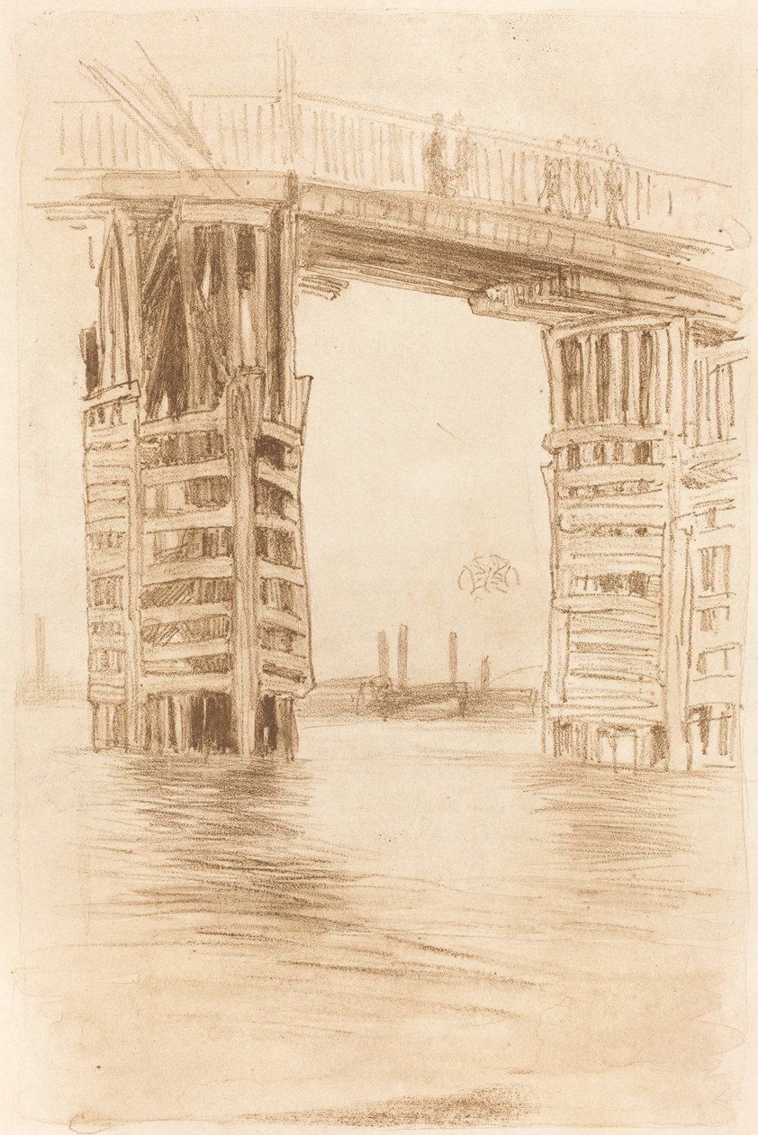 Vysoký most, 1878. od James Abbott McNeill Whistler