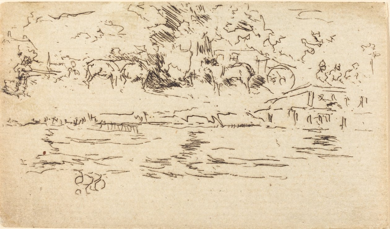 Odtahová cesta. od James Abbott McNeill Whistler