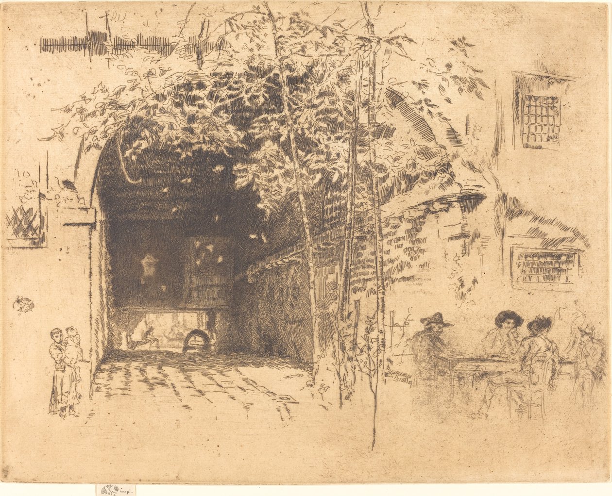 The Ferry, No.II, 1880. od James Abbott McNeill Whistler