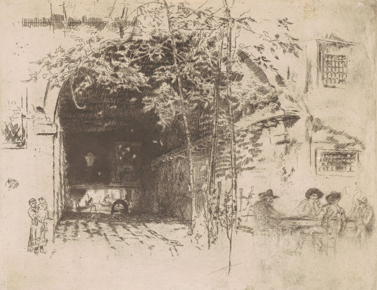 The Ferry, č. 2, 1880. od James Abbott McNeill Whistler