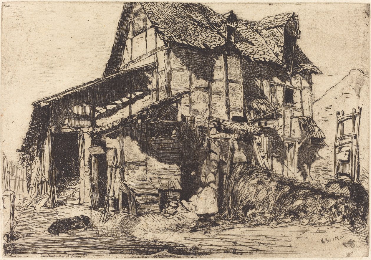 Nebezpečný činžák, 1858. od James Abbott McNeill Whistler