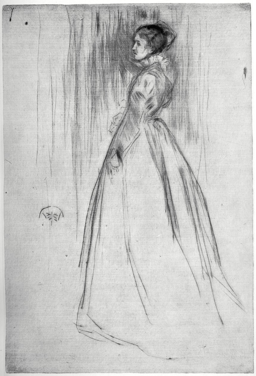 Sametové šaty, 1873 1904. od James Abbott McNeill Whistler