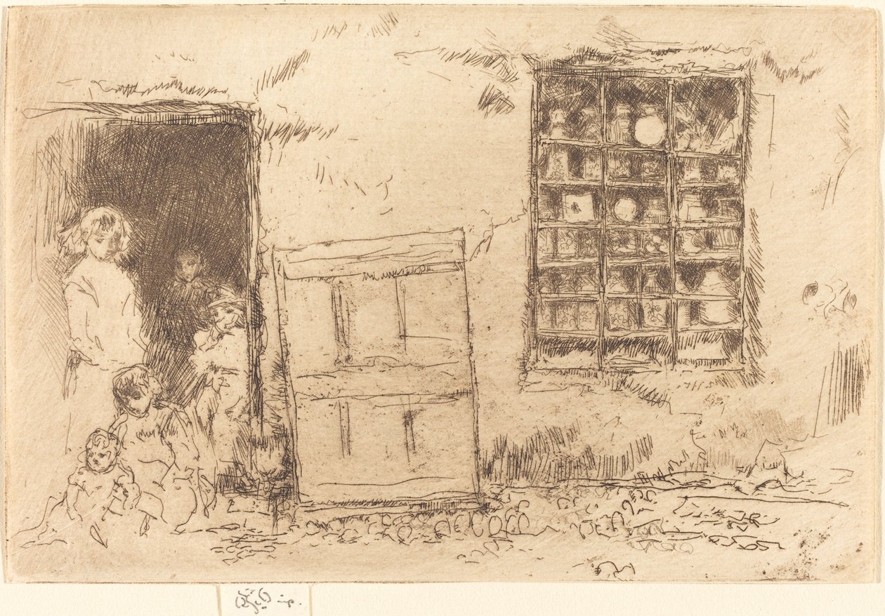 The Village Sweet-Shop, 1887. od James Abbott McNeill Whistler