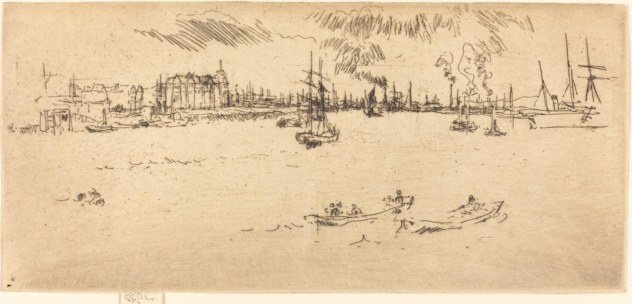 Tilbury, 1887. od James Abbott McNeill Whistler