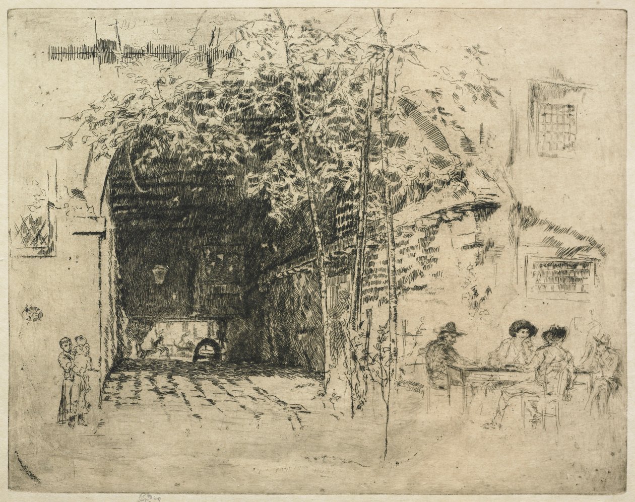 Traghetto, č. 2. od James Abbott McNeill Whistler