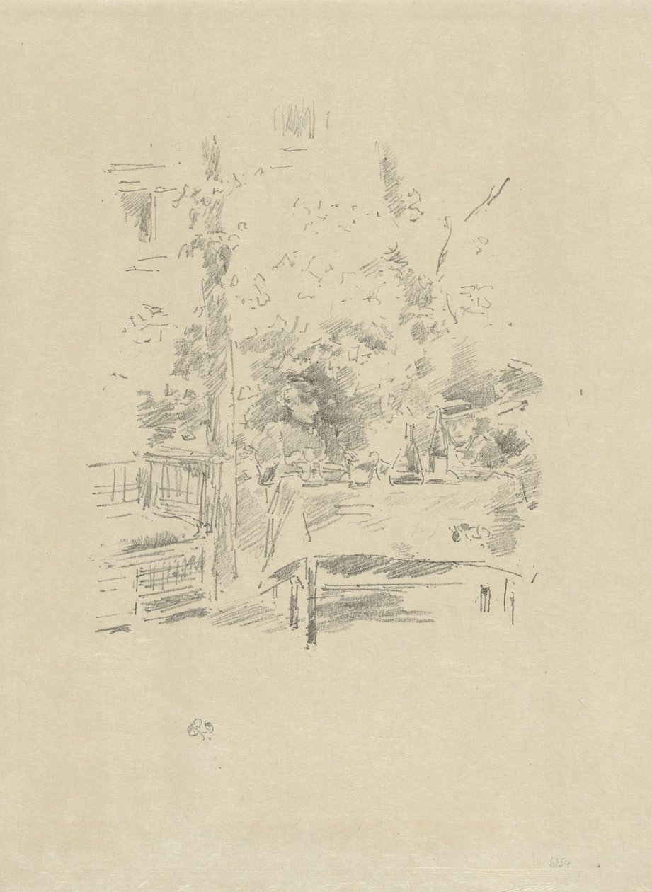 Na zahradě tváří v tvář od James Abbott McNeill Whistler