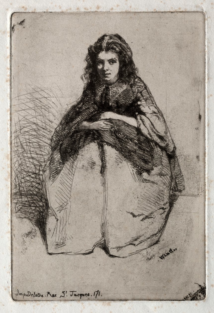Dvanáct leptů z přírody: Fumette, 1858. od James Abbott McNeill Whistler