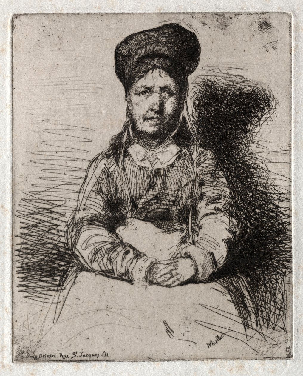 Dvanáct leptů z přírody: La Rétameuse, 1858. od James Abbott McNeill Whistler