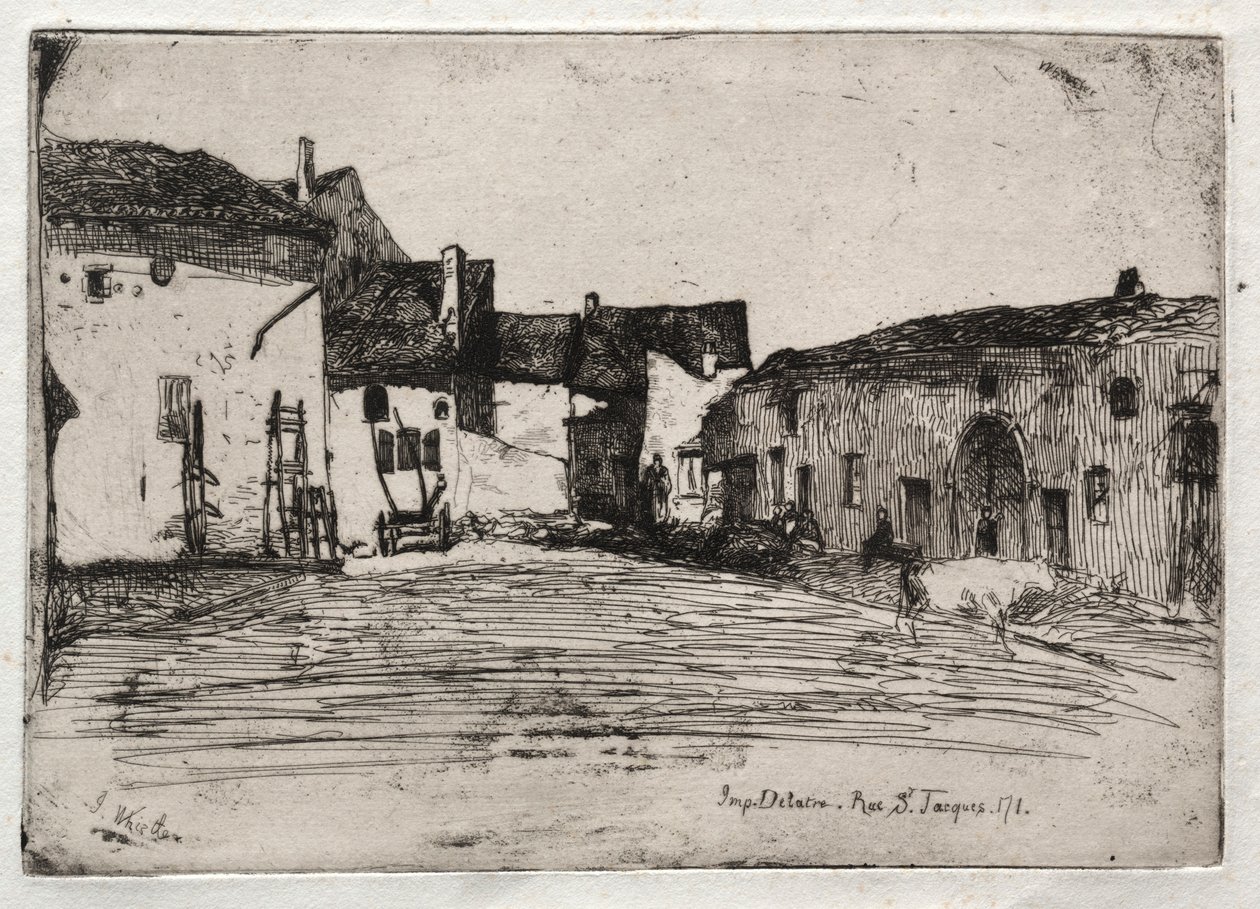 Dvanáct leptů z přírody: Liverdun, 1858. od James Abbott McNeill Whistler