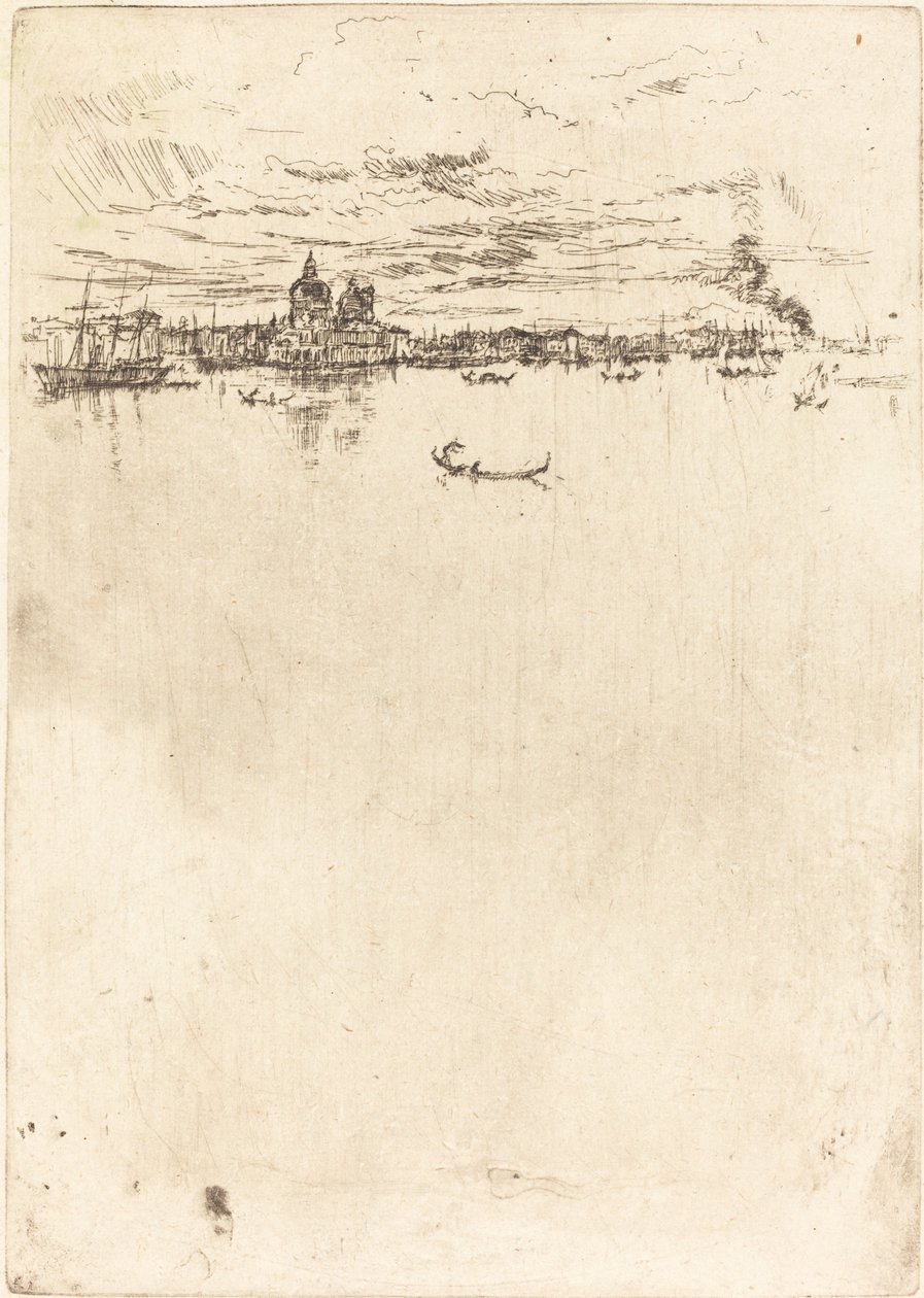 Vzpřímené Benátky, 1879-1880. od James Abbott McNeill Whistler