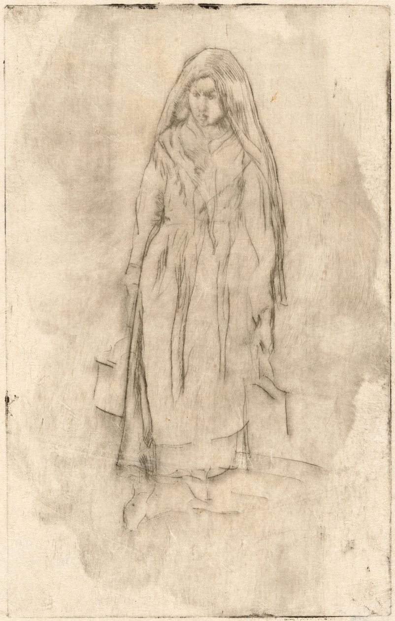 Venetian Water-Carrier, 18791880. od James Abbott McNeill Whistler