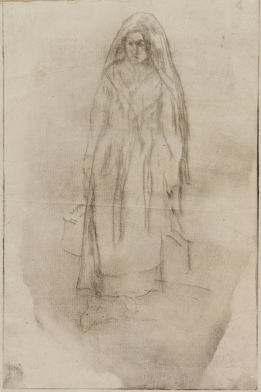 Benátský vodní dopravce, 1879-1880. od James Abbott McNeill Whistler