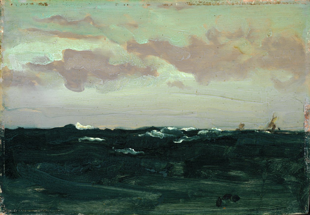 Violet and Blue: Between the Rollers, cca 1893 (olej na panelu) od James Abbott McNeill Whistler