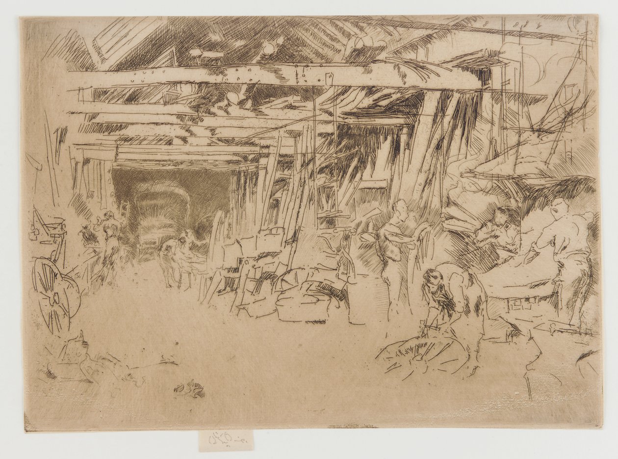 Kolář, 1879-1880. od James Abbott McNeill Whistler