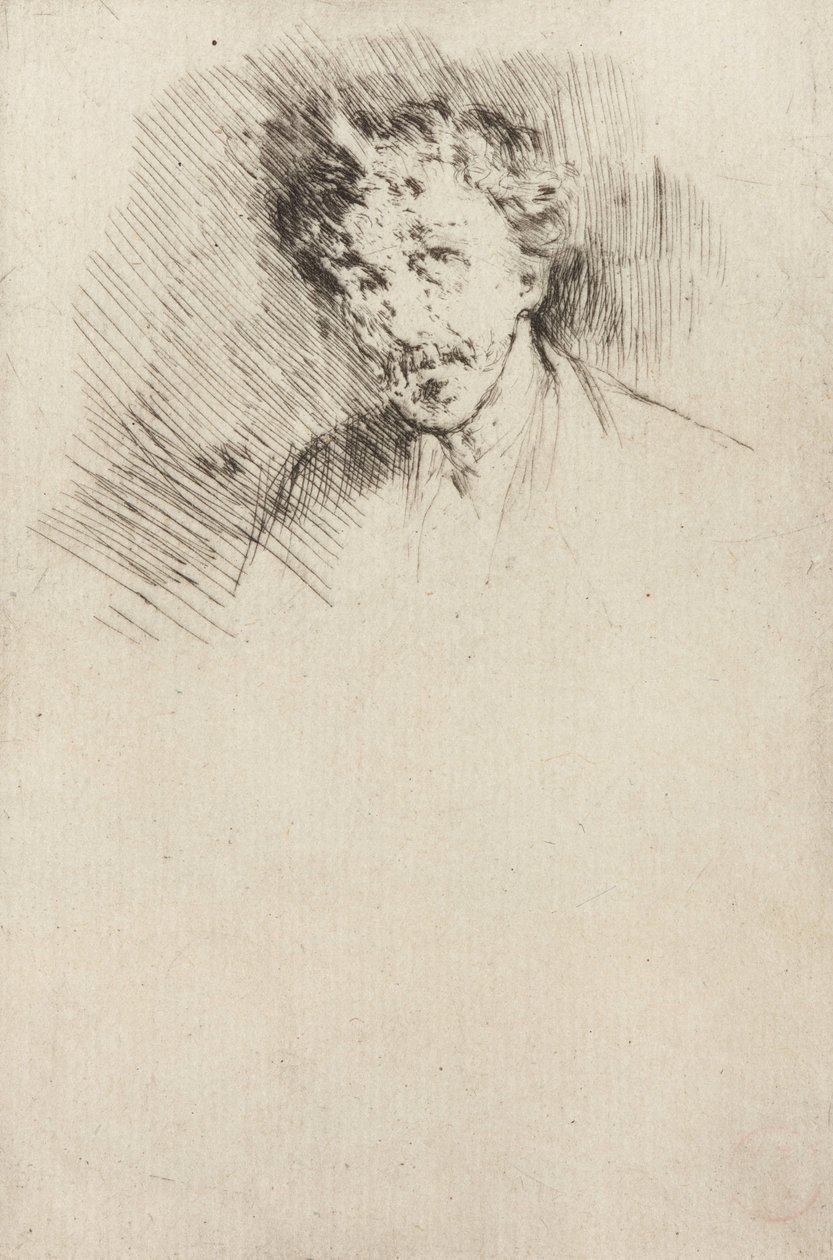 Whistler with the White Lock, 1879. od James Abbott McNeill Whistler