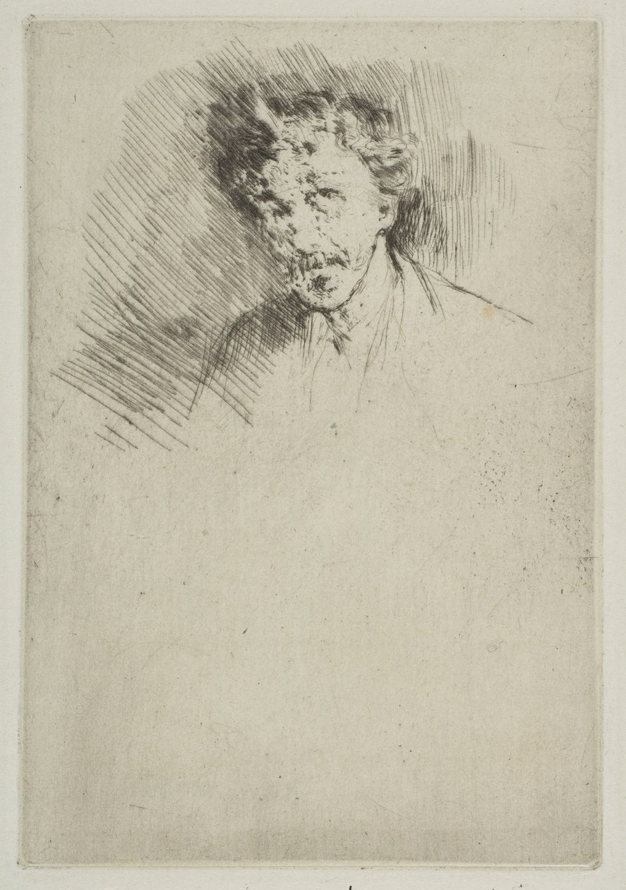 Whistler with the White Lock, 1879. od James Abbott McNeill Whistler