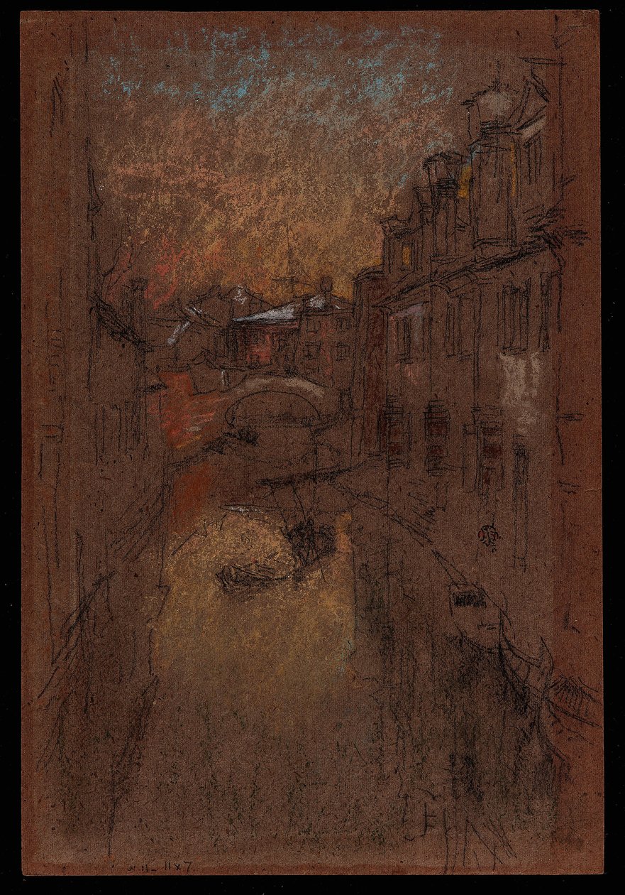 Zimní večer, 1879-1880. od James Abbott McNeill Whistler