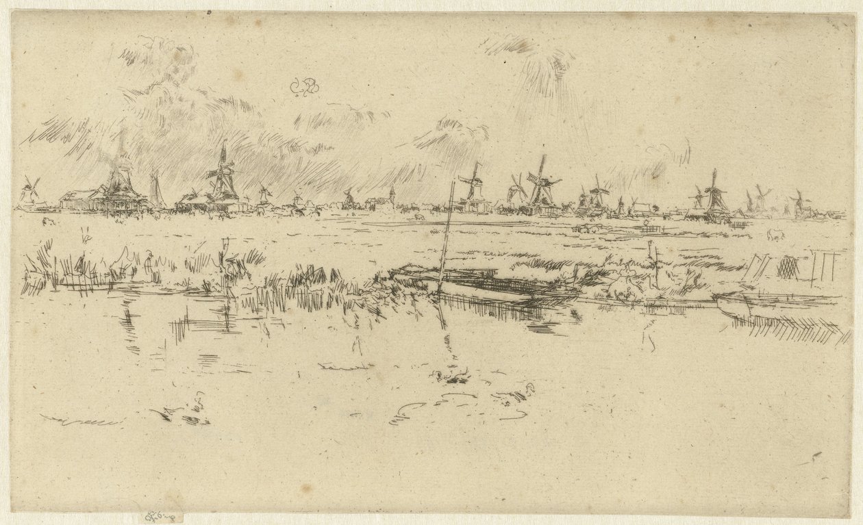 Zaandam od James Abbott McNeill Whistler
