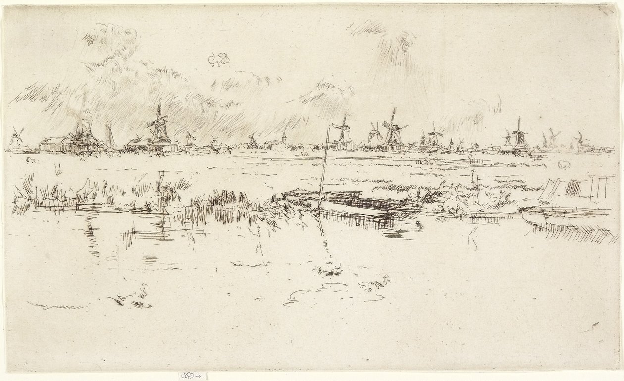Zaandam, 1889 od James Abbott McNeill Whistler