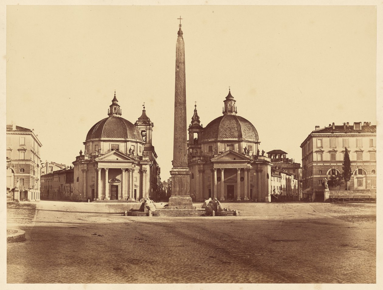 Pohled na Piazza del Popolo od James Anderson