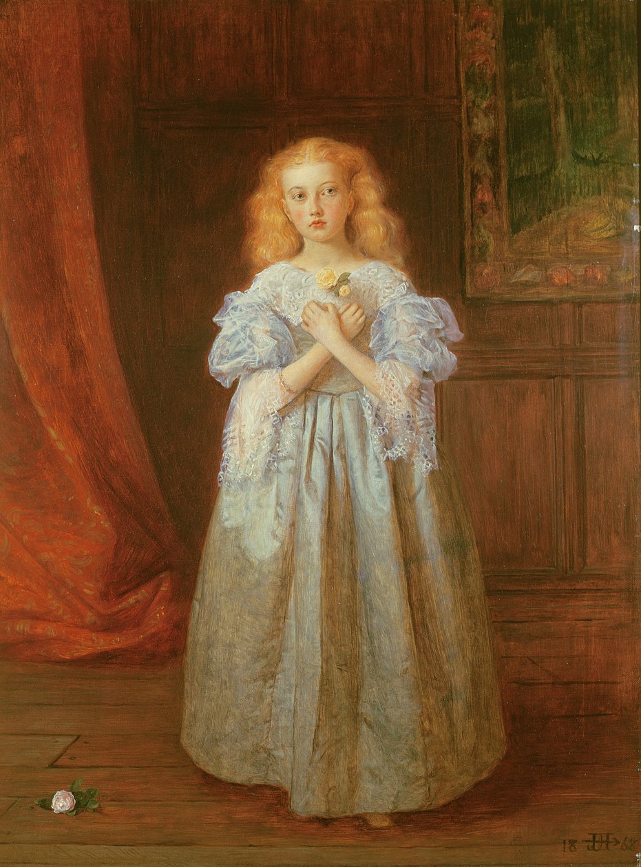 Dívka, která seděla pro Van Dycka, 1868 od James Archer