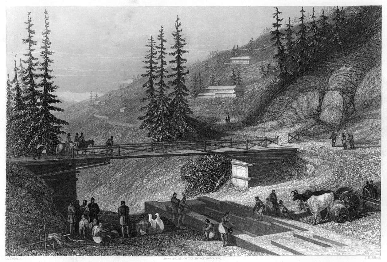 Simla, Indie, c1860. od James B. Allen