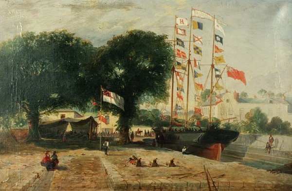 Škuner se třemi stěžněmi 