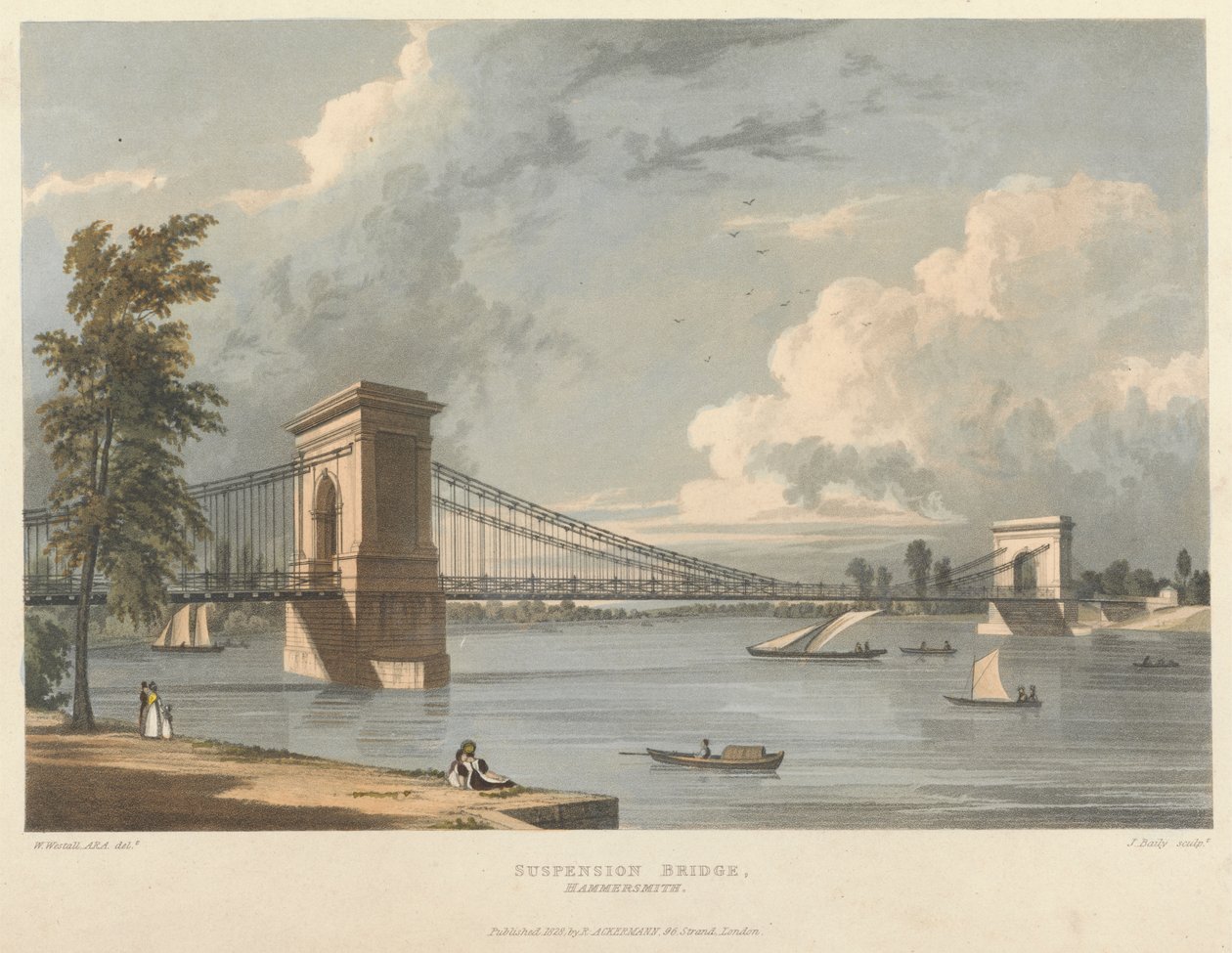 Visutý most, Hammersmith od James Baily
