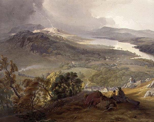 Lake Windermere, detail Lakeside Railway, z 
