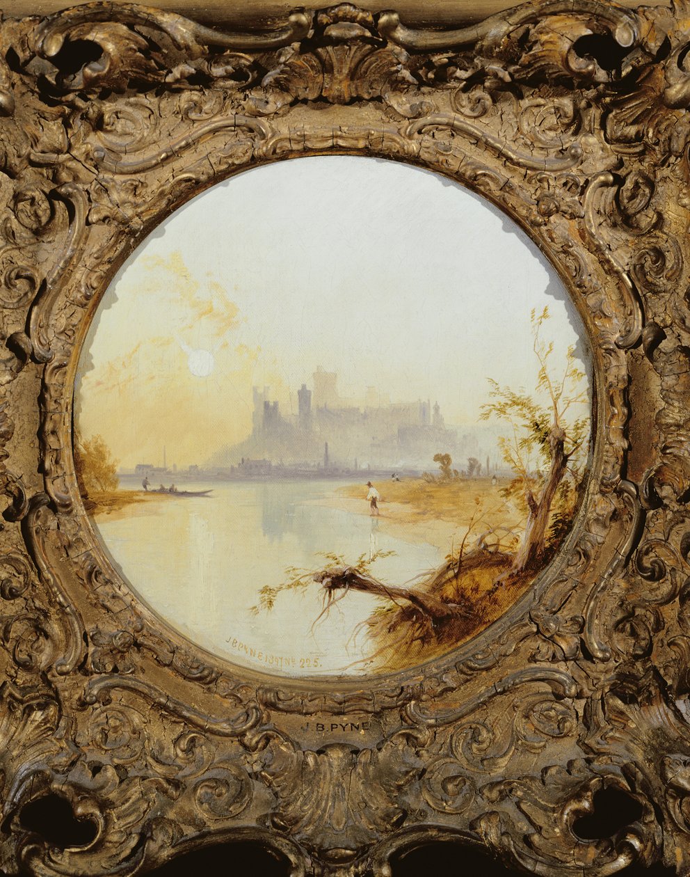 Pohled na hrad Windsor z Temže od James Baker Pyne