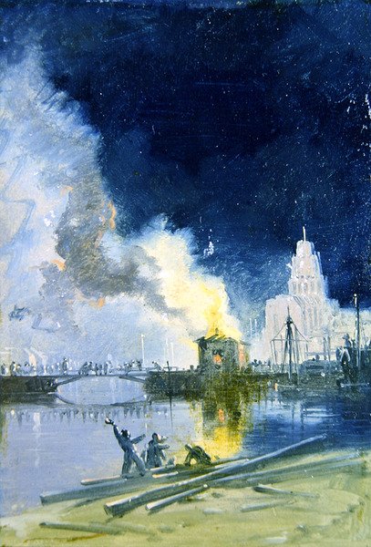 Bristol Burning od James Baker Pyne