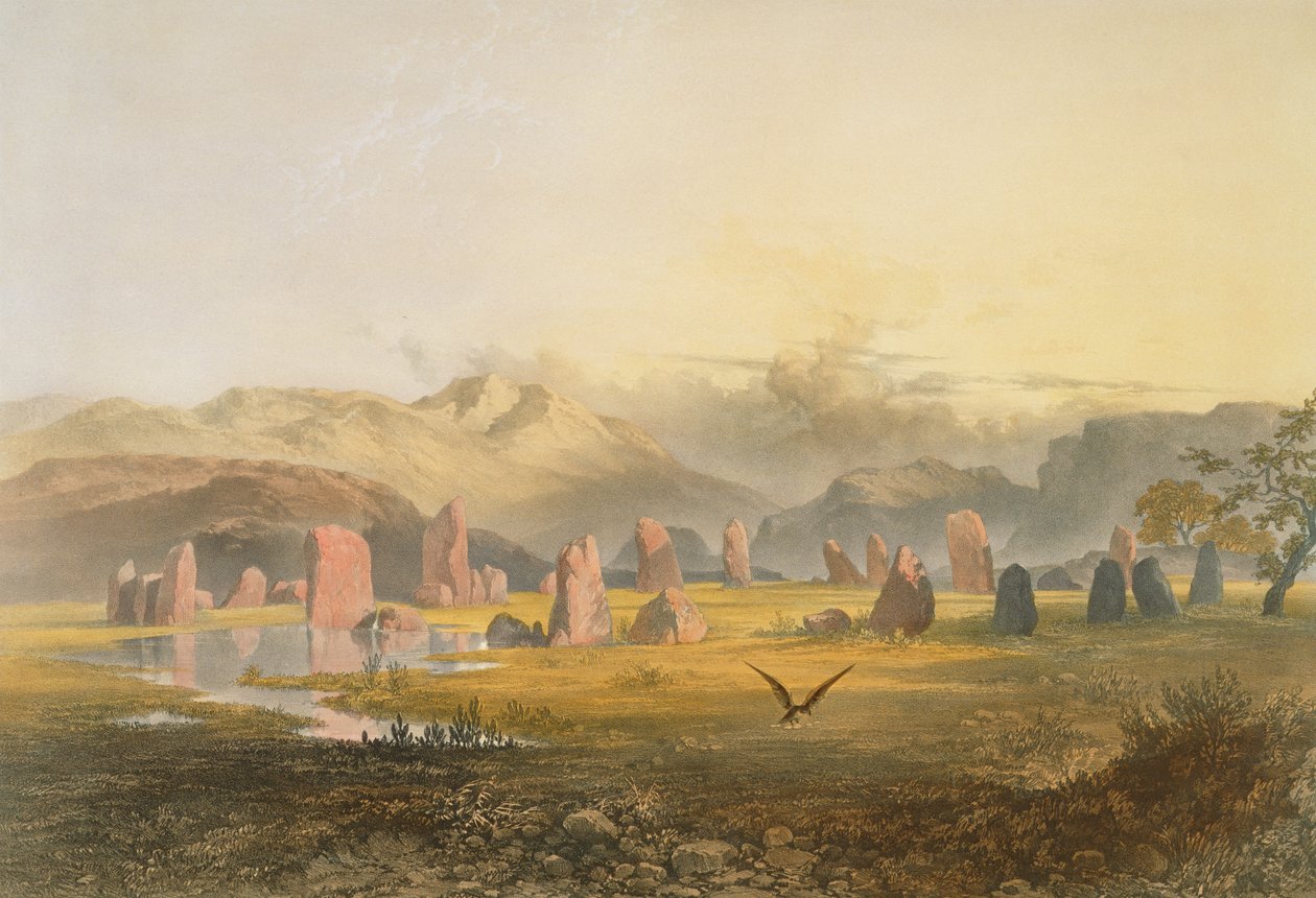 Castlerigg Stone Circle poblíž Keswick, z 