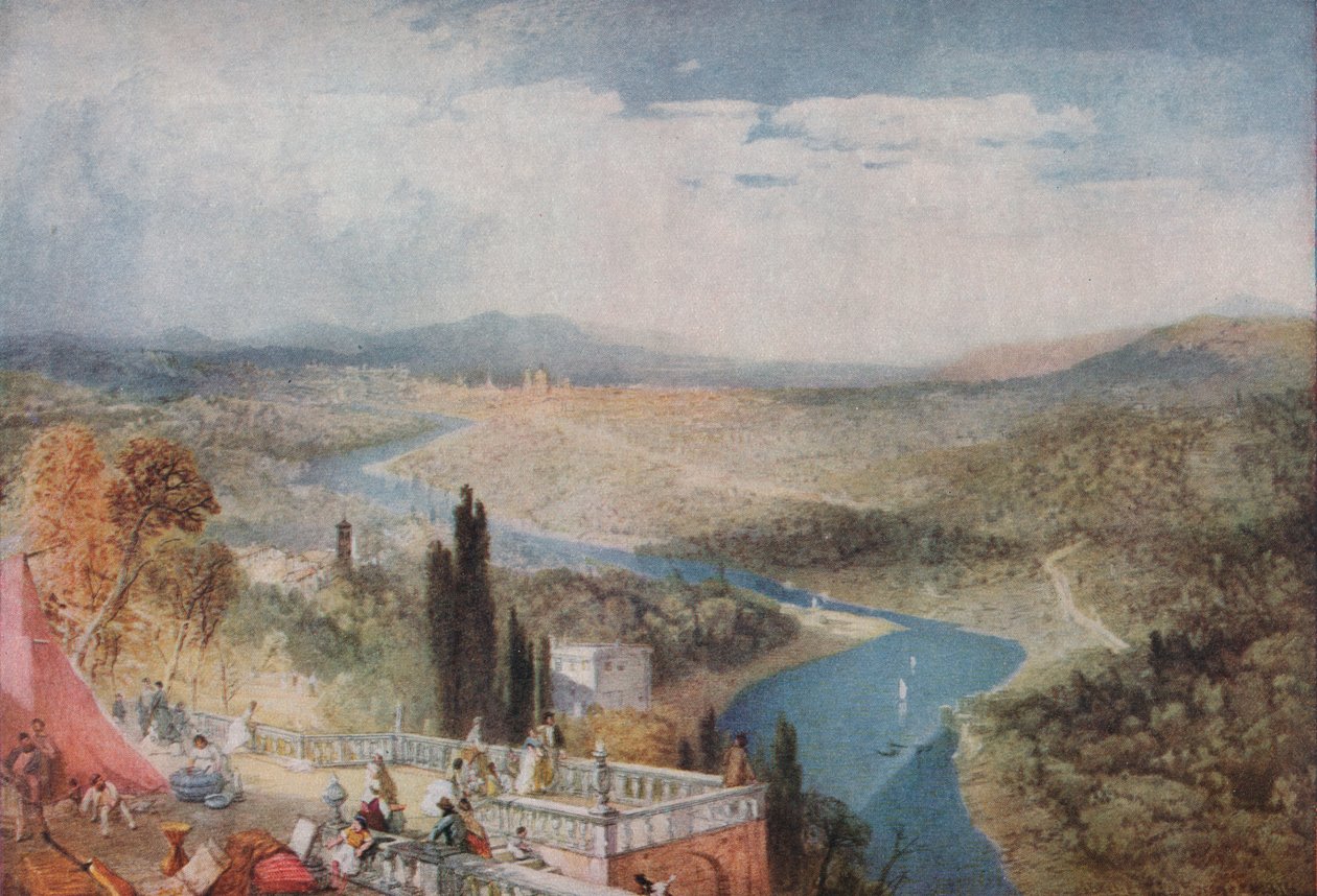 Florencie, 1839, 1918 od James Baker Pyne