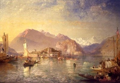 Isola Bella na jezeře Maggiore od James Baker Pyne