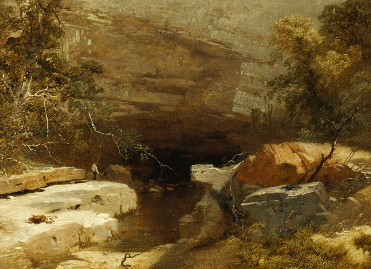 Krajina, Porth-yr-ogof, Vale of Neath od James Baker Pyne