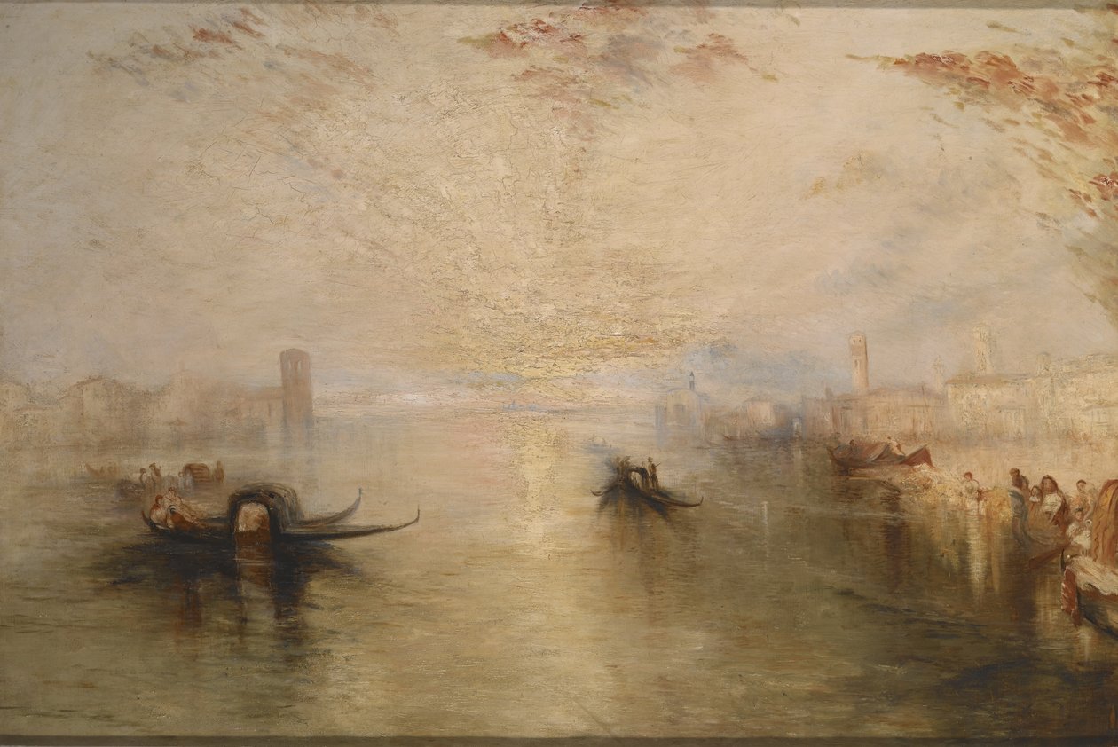 San Benedetto Looking Toward Fusina (po Turnerovi) (olej na plátně) od James Baker Pyne