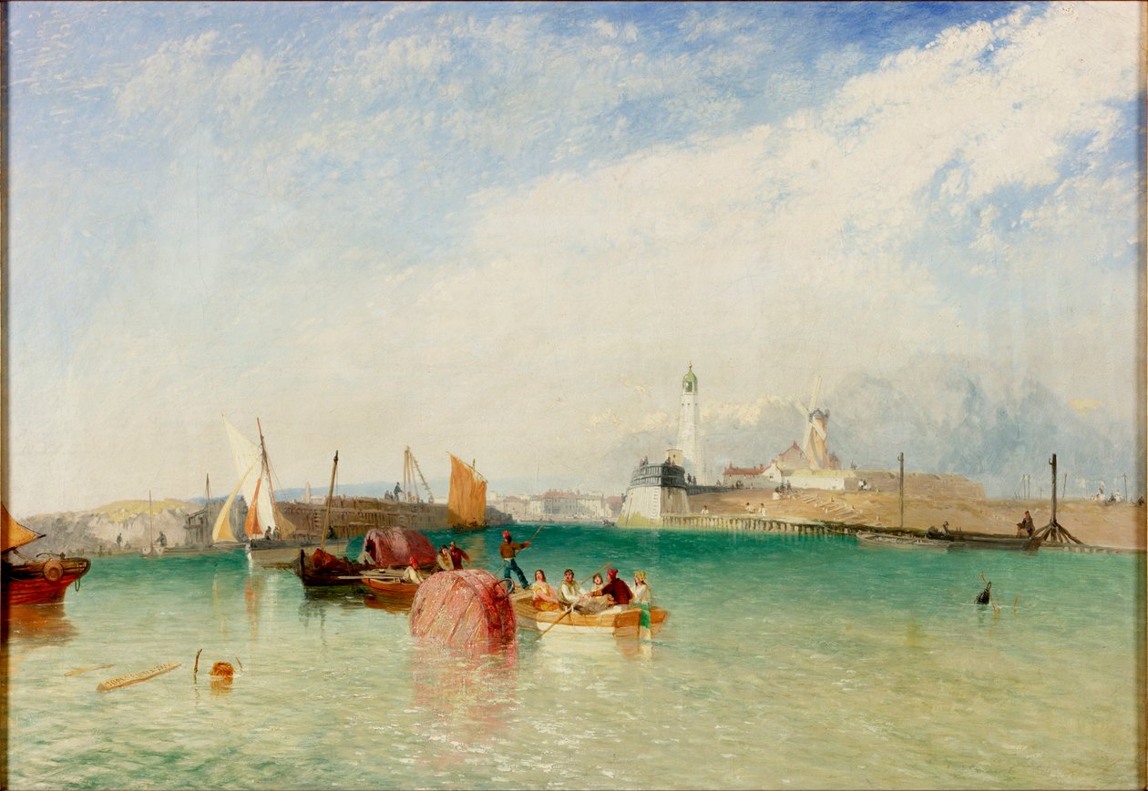 Přístav, Littlehampton, 1851 od James Baker Pyne