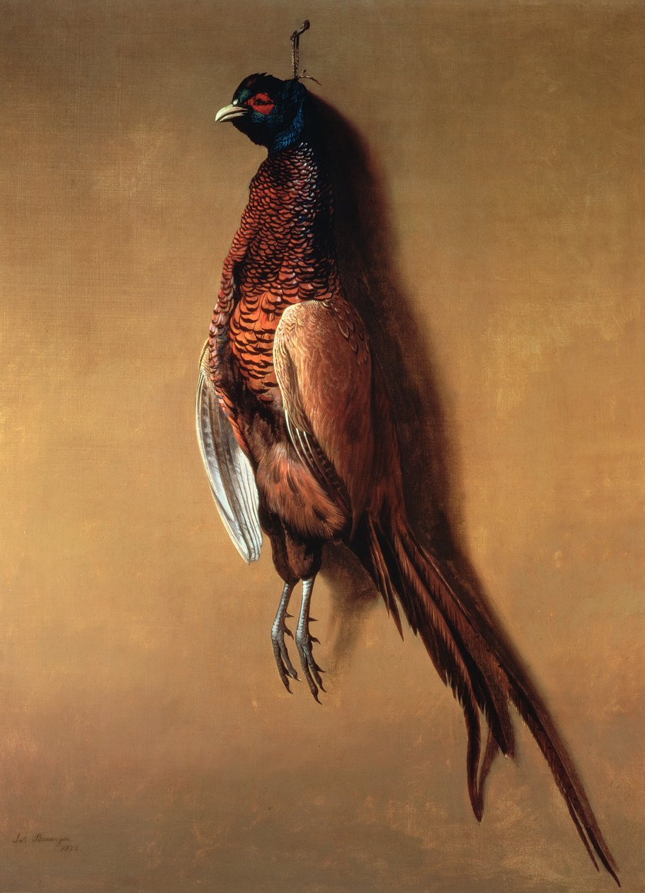 Závěsný kohout bažant, 1822 od James Barenger