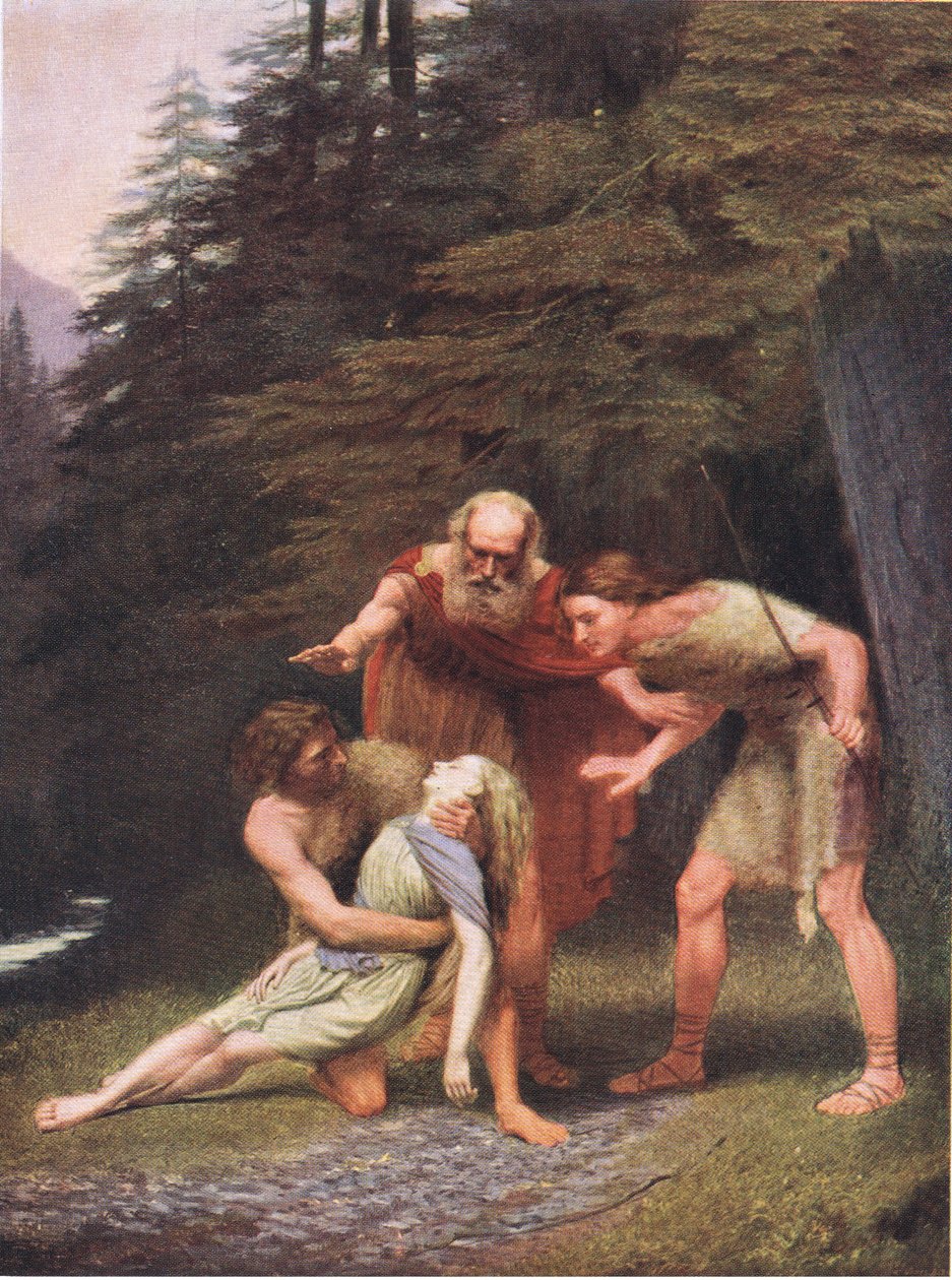 Arviragus a Imogen od James Barnes
