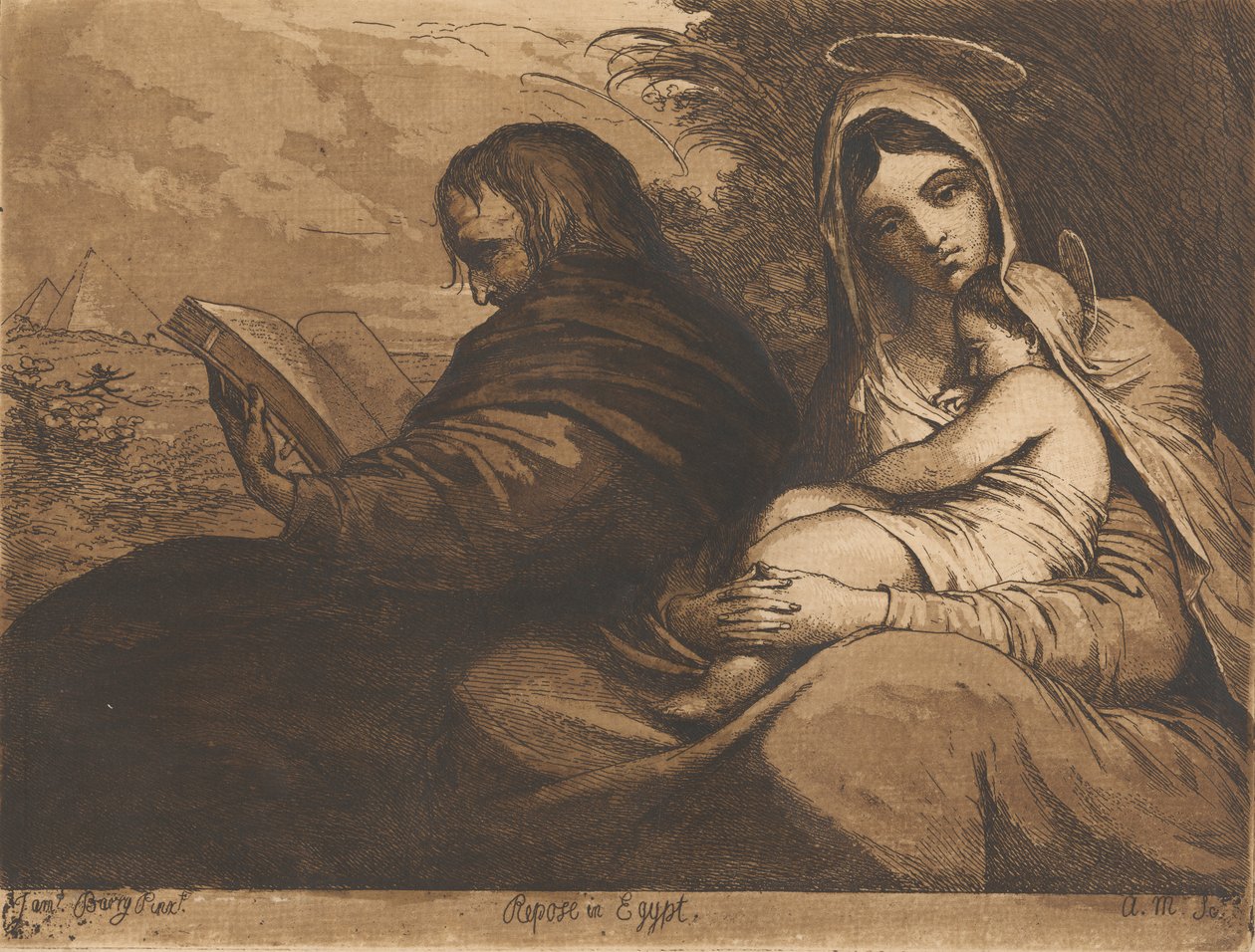 Odpočinek v Egyptě od James Barry